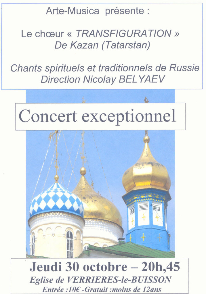 Concert Exceptionnel 30 Octobre 2008