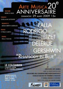 Concert 20 ans Orchestre - Mars 2009